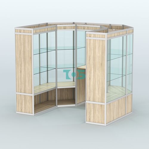 Павильон из профиля пристенный №3а ( 4,32 кв. м)