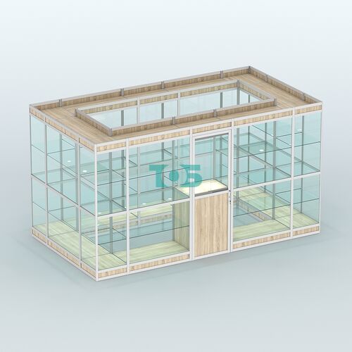 Павильон из профиля островной №2в