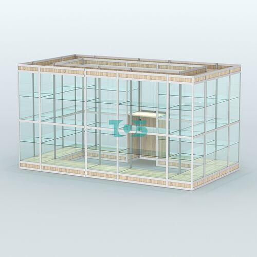 Павильон из профиля островной №2в