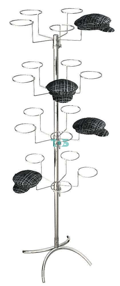 Стойка для шляп №1-4 Покрытие под Хром