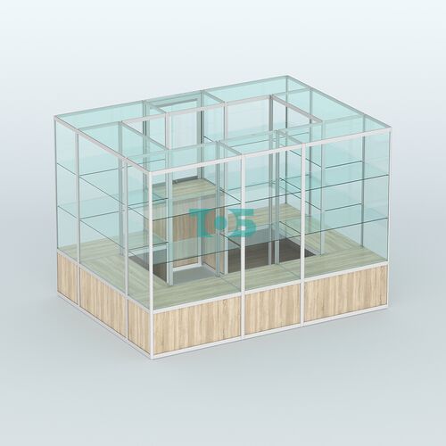 Павильон из профиля островной №1б