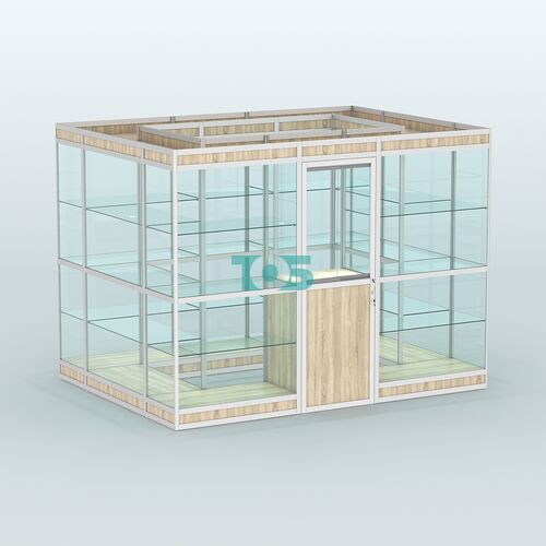 Павильон из профиля островной №1в