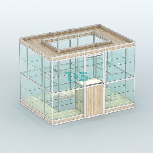 Павильон из профиля островной №1в