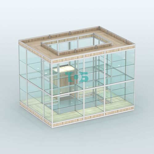 Павильон из профиля островной №1в