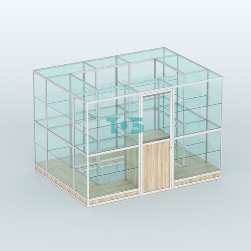 Павильон из профиля островной №1г