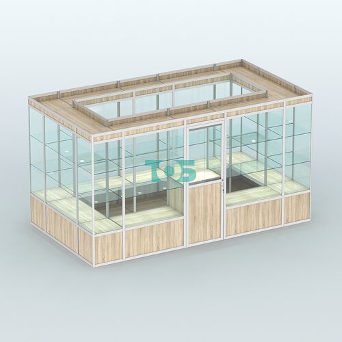 Павильон из профиля островной №2а