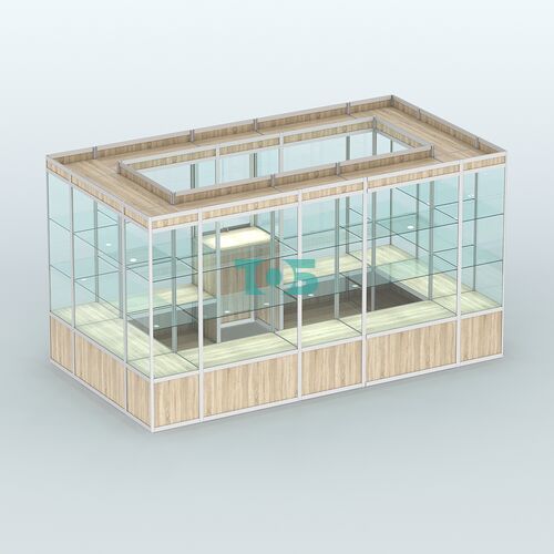 Павильон из профиля островной №2а