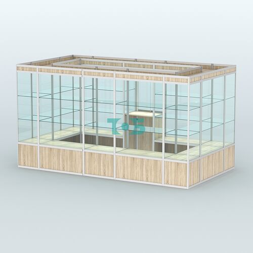 Павильон из профиля островной №2а