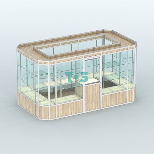 Павильон из профиля островной №3а