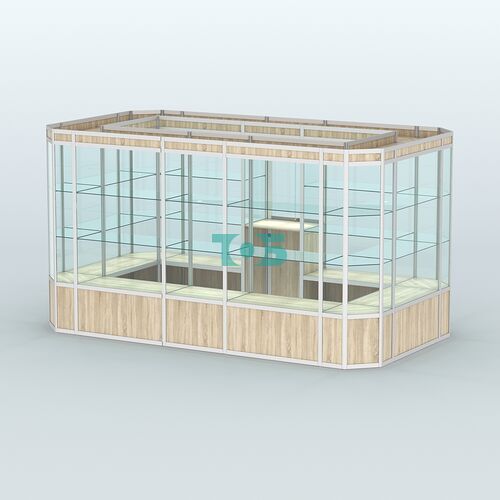 Павильон из профиля островной №3а