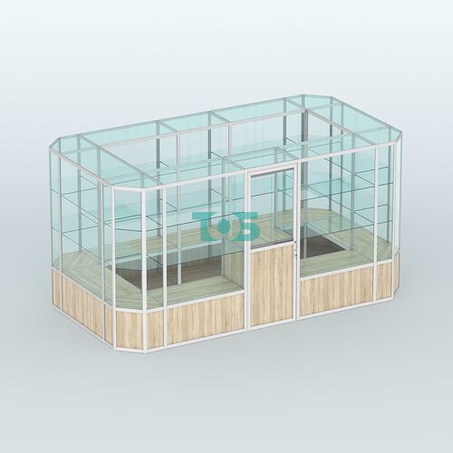 Павильон из профиля островной №3б