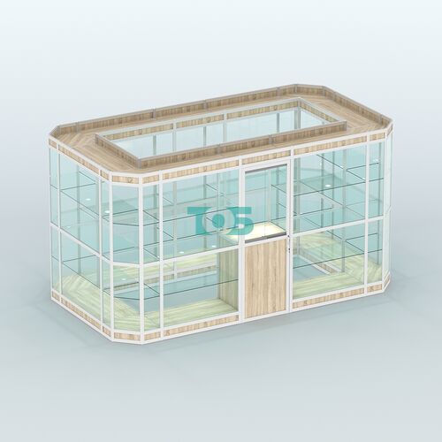 Павильон из профиля островной №3в