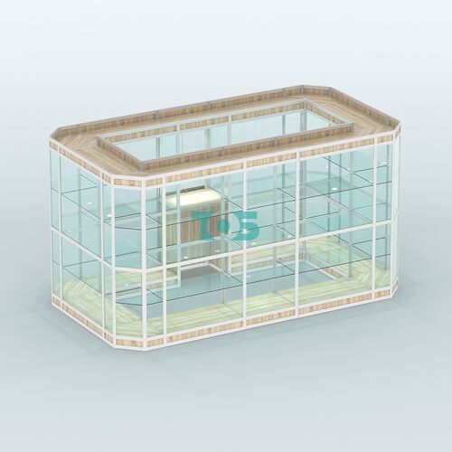 Павильон из профиля островной №3в