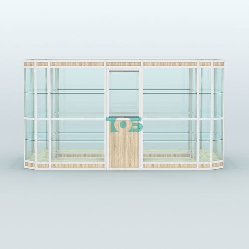 Павильон из профиля островной №3в