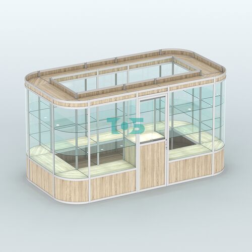 Павильон из профиля островной №4а