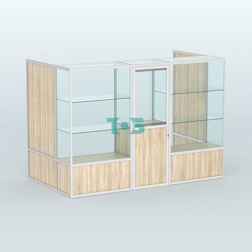 Павильон из профиля пристенный №1б (4,05 кв. м)