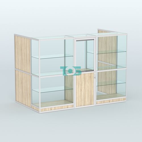 Павильон из профиля пристенный №1г (4,05 кв. м)