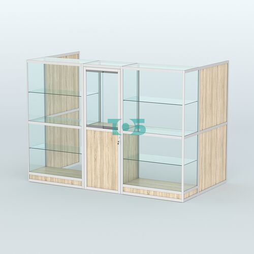 Павильон из профиля пристенный №1г (4,05 кв. м)