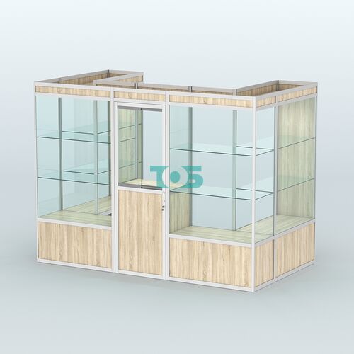 Павильон из профиля пристенный №2а (4,05 кв. м)