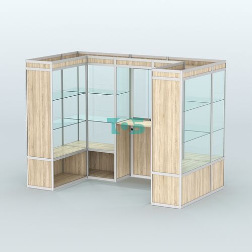 Павильон из профиля пристенный №2а (4,05 кв. м)