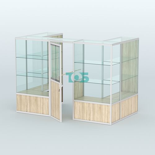 Павильон из профиля пристенный №2б (4,05 кв. м)