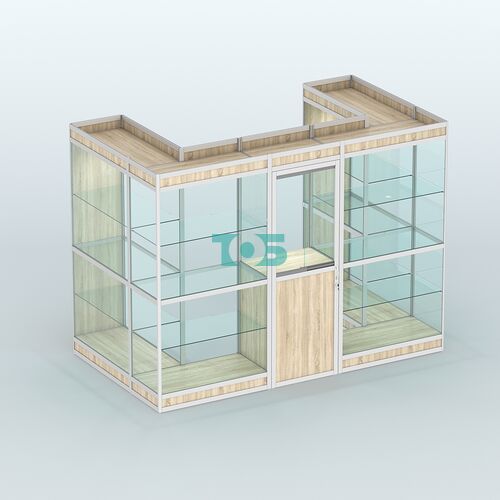 Павильон из профиля пристенный №2в (4,05 кв. м)