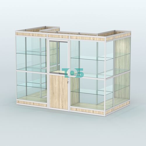 Павильон из профиля пристенный №2в (4,05 кв. м)