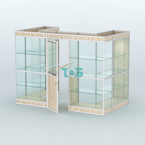 Павильон из профиля пристенный №2в (4,05 кв. м)