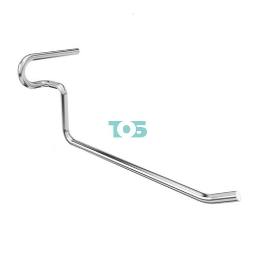 Крючок-ЭКОНОМ для ЭП одинарный L-200 мм цинк