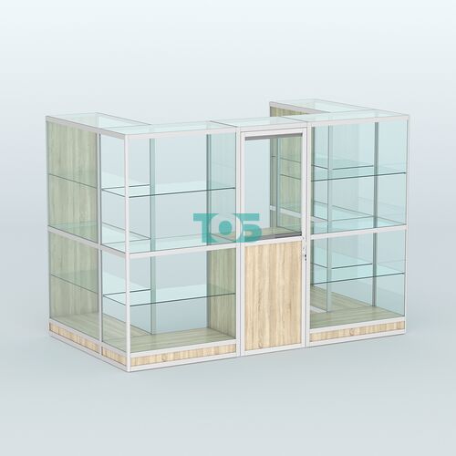 Павильон из профиля пристенный №2г (4,05 кв. м)