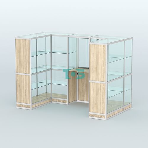 Павильон из профиля пристенный №2г (4,05 кв. м)