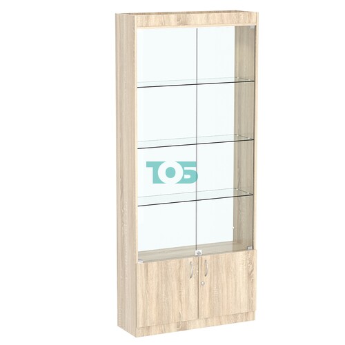 Стеклянная витрина серии Эконом № 300-2 (задняя стенка Стекло)