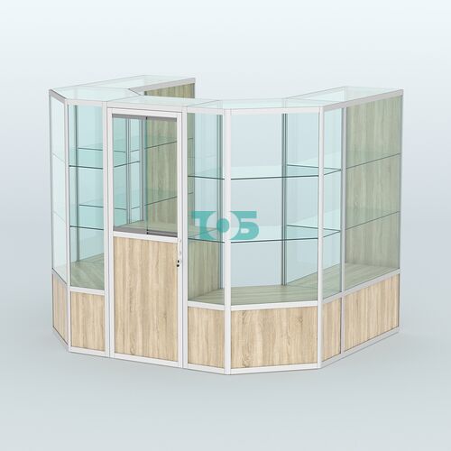 Павильон из профиля пристенный №3б ( 4,32 кв. м)