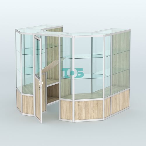 Павильон из профиля пристенный №3б ( 4,32 кв. м)