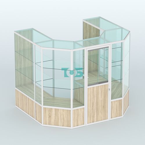 Павильон из профиля пристенный №3в ( 4,32 кв. м)