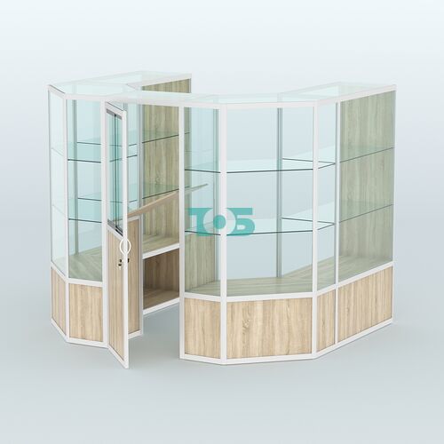 Павильон из профиля пристенный №3в ( 4,32 кв. м)