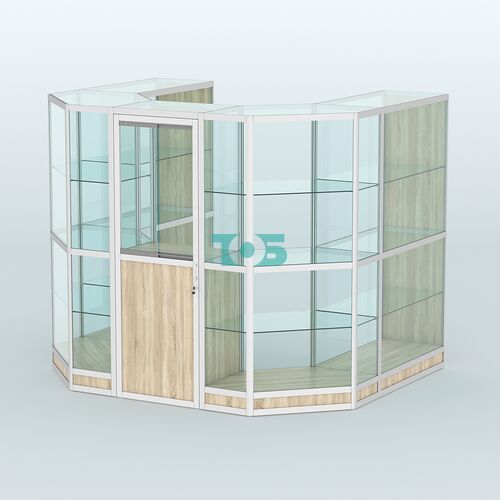 Павильон из профиля пристенный №3г ( 4,32 кв. м)