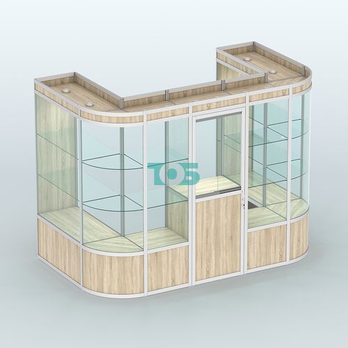 Павильон из профиля пристенный №4а (4,05 кв. м)