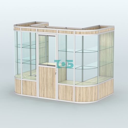 Павильон из профиля пристенный №4а (4,05 кв. м)