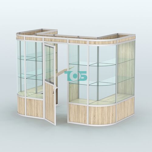 Павильон из профиля пристенный №4а (4,05 кв. м)