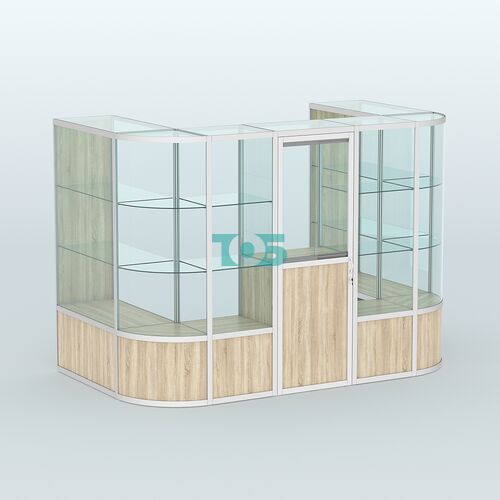 Павильон из профиля пристенный №4б (4,05 кв. м)