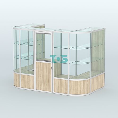 Павильон из профиля пристенный №4б (4,05 кв. м)