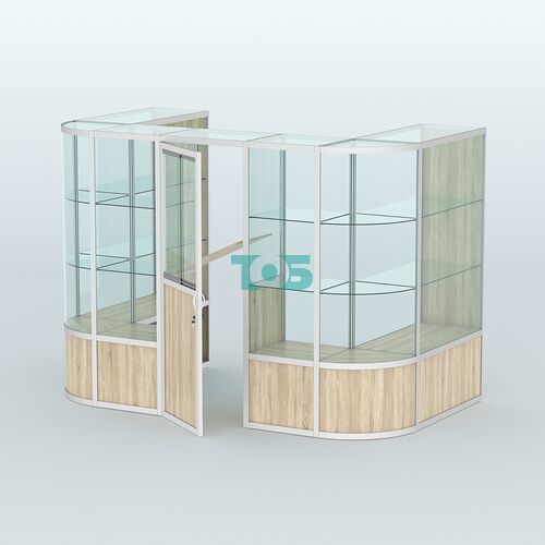 Павильон из профиля пристенный №4б (4,05 кв. м)