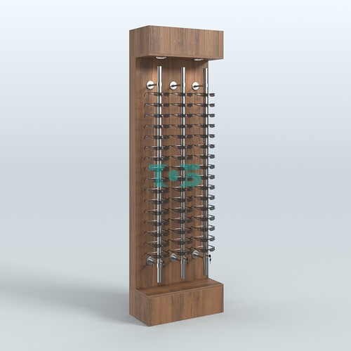 Стенд из ДСП с подсветкой для продажи очков №1 (З/Д)