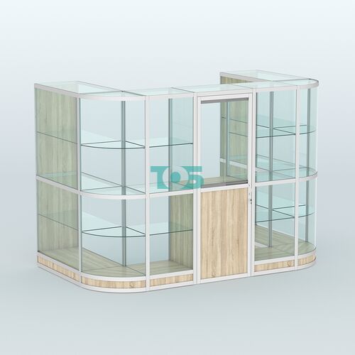 Павильон из профиля пристенный №4г (4,05 кв. м)