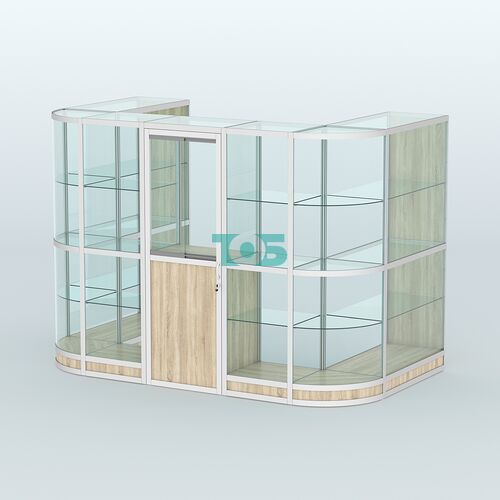 Павильон из профиля пристенный №4г (4,05 кв. м)