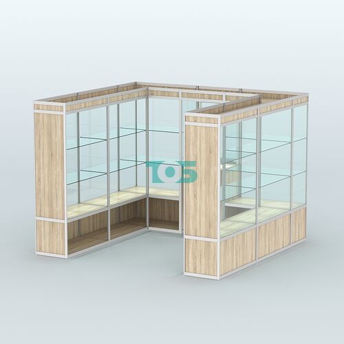 Павильон из профиля пристенный №5а (6,75 кв. м)