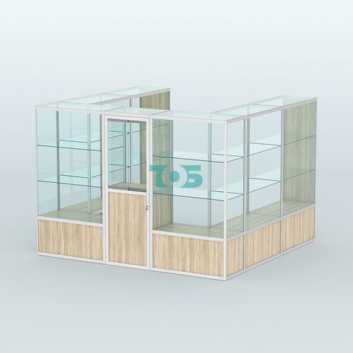 Павильон из профиля пристенный №5б (6,75 кв. м)