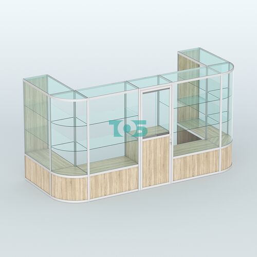 Павильон из профиля пристенный №11б (5,50 кв. м)