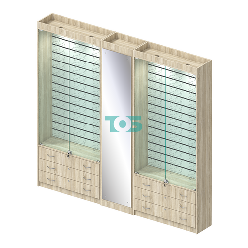 Комплект витрин под очки №10+1+10 (закрытый доступ)
